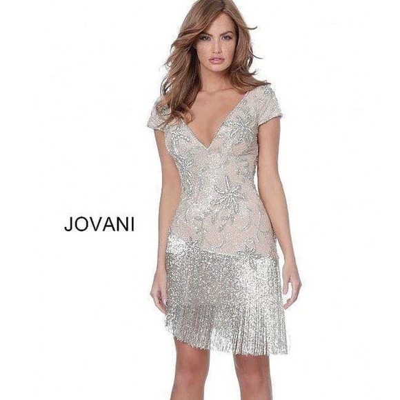 JOVANI SEQUIN DRESS - Picture 3 of 4